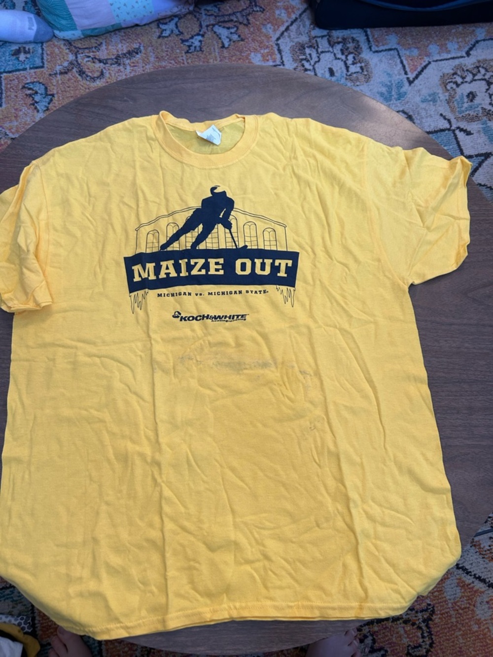 Maize Out Graphic Tee - Yellow Men's Shirt